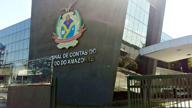 Faixada do prédio do Tribunal de Contas do Estado do Amazonas