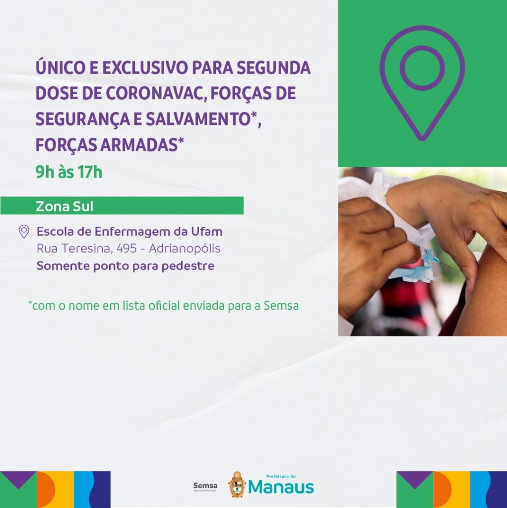 ponto de vacinação Manaus