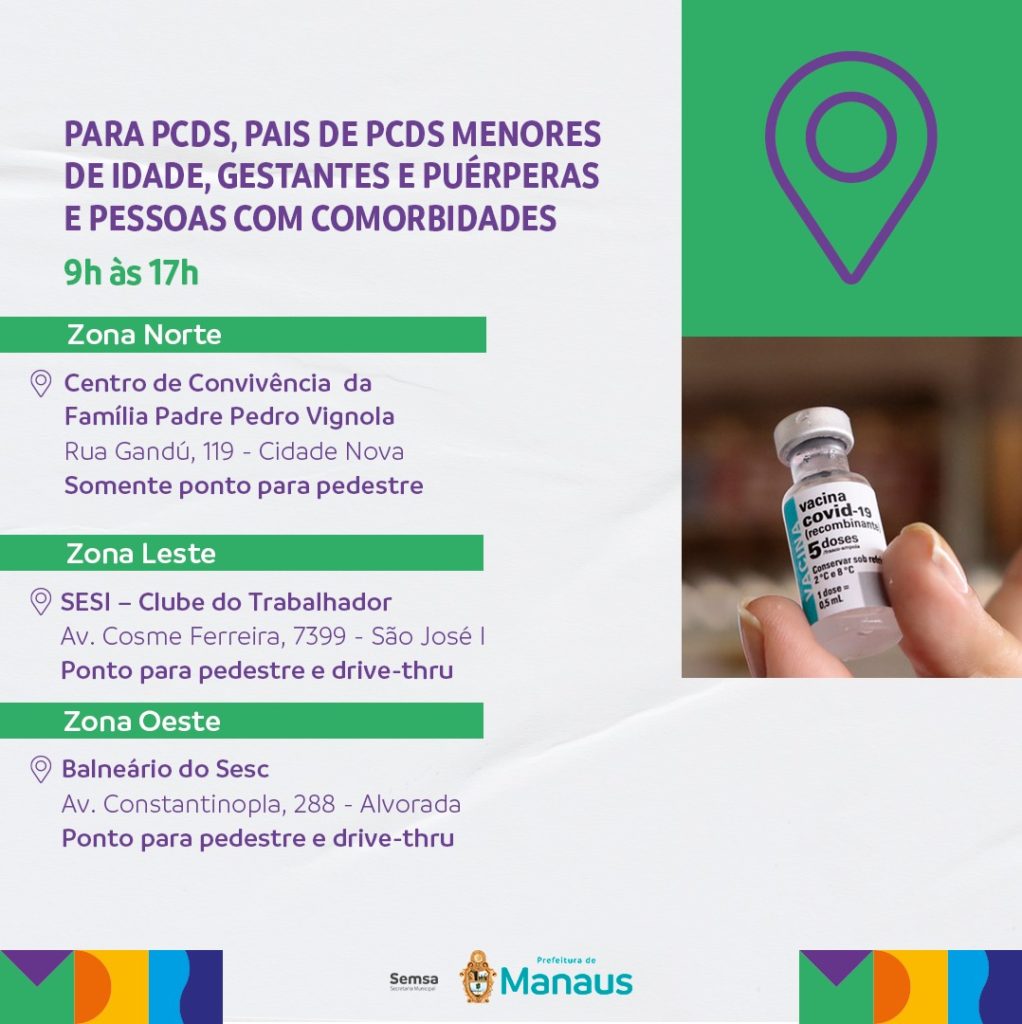 ponto de vacinação Manaus 2