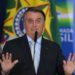 Presidente Jair Bolsonaro discursa após cerimônia de posse do Ministro de Estado da Cidadania, Joao Roma, e do Ministro de Estado Chefe da Secretaria-Geral da Presidência da República, Onix Lorenzoni e sanção da Lei da Autonomia do Banco Central