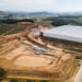 Centro logístico em construção no município de Itajaí (SC). Foto: Divulgação/Prefeitura de Itajaí