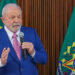 Lula durante sua primeira reunião ministerial no Palácio do Planalto (Ricardo Stuckert/PR)