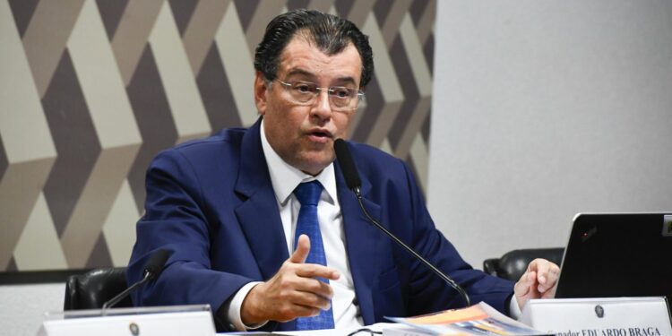 Relator da reforma tributária, Eduardo Braga / Crédito: Roque de Sá/Agência Senado